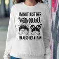 I'm Her Fan Proud Volleyball Auntie Volleyball Aunt Women Sweatshirt Unique Gifts