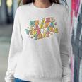 Me And Karma Vibe Like That Groovy Retro Hippie Flower Women Sweatshirt Personalized Gifts