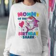 Mommy Of The Shark Birthday Mom Matching Family Women Sweatshirt Unique Gifts