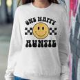 One Happy Dude 1St Birthday One Cool Auntie Family Matching Women Sweatshirt Funny Gifts