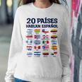 Hispanic Heritage Month Teacher Latin Heritage Flags School Women Sweatshirt Unique Gifts
