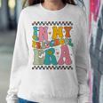 In My Preschool Era Groovy Back To School Preschool Teacher Women Sweatshirt Unique Gifts