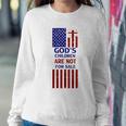 The Sounds Of Freedom Gods Children Are Not For Sale Flag Women Sweatshirt Unique Gifts