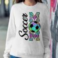 Tie-Dye Leopard Soccer Mom Support Soccer Players Women Sweatshirt Unique Gifts