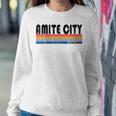 Vintage 70S 80S Style Amite City La Women Sweatshirt Unique Gifts