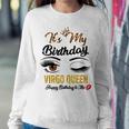 Virgo Queen Its My Birthday Daughter Girls Women Sweatshirt Personalized Gifts