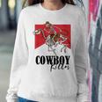 Western Cowgirl Cowboy Killers Skeleton Riding Horse Rodeo Rodeo Women Sweatshirt Unique Gifts