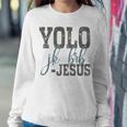 Yolo Jk Brb Bible Jesus Christian Women Sweatshirt Unique Gifts