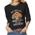 Beepa Grandpa Gift Dont Mess With Beepasaurus Women Graphic Long Sleeve T-shirt