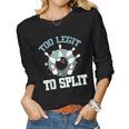 Bowling Too Legit To Split Saying Funny Bowler Gift  Gift For Women Women Graphic Long Sleeve T-shirt