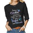Cookie Grandma Gift Being A Cookie Doesnt Make Me Old Women Graphic Long Sleeve T-shirt