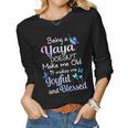 Yaya Grandma Gift Being A Yaya Doesnt Make Me Old Women Graphic Long Sleeve T-shirt