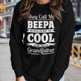 Beepa Grandpa Gift Im Called Beepa Because Im Too Cool To Be Called Grandfather Women Graphic Long Sleeve T-shirt Gifts for Her