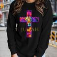 Christian Faith & Judah Gift For Men And Women  Women Graphic Long Sleeve T-shirt Gifts for Her