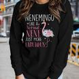 Flamingo Nenemingo Like A Normal Nene Gifts Funny Grandma Gift For Women Women Graphic Long Sleeve T-shirt Gifts for Her