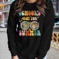 Last Day Of Schools Out For Summer Teacher Sunglasses Groovy Women Long Sleeve T-shirt Gifts for Her