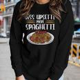 Less Upsetti Spaghetti For Women Women Long Sleeve T-shirt Gifts for Her