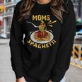 Moms Spaghetti Food Lovers Novelty For Women Women Long Sleeve T-shirt Gifts for Her