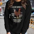New Chicken Butt Guess Why Chicken Thigh Guess Who Poo Gift For Women Women Graphic Long Sleeve T-shirt Gifts for Her