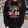 Proud Aunt Of 2023 Pre K Graduate Graduation Women Long Sleeve T-shirt Gifts for Her