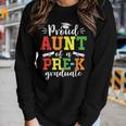 Proud Aunt Of A Prek 2023 Graduate Graduation Class Of 2023 Women Long Sleeve T-shirt Gifts for Her