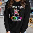 Proud Mom Of A Class Of 2023 Prek Graduate Unicorn Women Long Sleeve T-shirt Gifts for Her