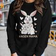 Rabbit Mum Cute Bunny Outfit For Girls For Women Women Long Sleeve T-shirt Gifts for Her
