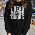 I Read Banned Books Protest Women Long Sleeve T-shirt Gifts for Her