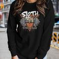 Sloth Fitness Club Sloth Workout Motivation Gift Gift For Women Women Graphic Long Sleeve T-shirt Gifts for Her