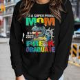 Im A Super Proud Mom Of A 2023 Prek Graduate Dinosaur Women Long Sleeve T-shirt Gifts for Her