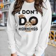 Lazy Sloth For Girls Women Funny Morning Pj Sleepy Sloths Gift For Women Women Graphic Long Sleeve T-shirt Gifts for Her