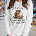 All Together Now Summer Reading 2023 Book Owl Reading Book Women Long Sleeve T-shirt Gifts for Her