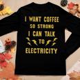 Funny Sarcastic Coffee Quote Java Personality Humor Joke Fun Women Graphic Long Sleeve T-shirt Personalized Gifts