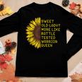 Great Sweet Old Lady More Like Battletested Warrior Queen Gift For Women Women Graphic Long Sleeve T-shirt Personalized Gifts