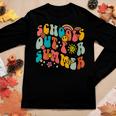 Groovy Last Day Of School Schools Out For Summer Teacher Women Long Sleeve T-shirt Unique Gifts