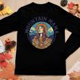 Groovy Mountain Mama Hippie 60S Psychedelic Artistic Women Graphic Long Sleeve T-shirt Funny Gifts