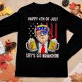Happy 4Th Of July Lets Go Beer Brandon Trump Beer America Women Long Sleeve T-shirt Unique Gifts
