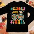 Last Day Of Schools Out For Summer Teacher Sunglasses Groovy Women Long Sleeve T-shirt Unique Gifts
