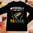 Ofishally The Best Mama Fishing Rod Mommy For Women Women Long Sleeve T-shirt Unique Gifts