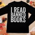 I Read Banned Books Protest Women Long Sleeve T-shirt Unique Gifts