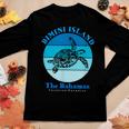 Sea Turtle Bimini Island Bahamas Ocean Women Graphic Long Sleeve T-shirt Funny Gifts