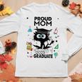 Proud Mom Of A Class Of 2023 Graduate Cool Black Cat Women Long Sleeve T-shirt Unique Gifts