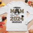 Proud Mom Of A Class Of 2024 Graduate Senior 24 Graduation Women Long Sleeve T-shirt Unique Gifts