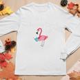 Teacher Spring Break With Reading Flamingo Women Long Sleeve T-shirt Unique Gifts