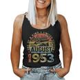 70 Years Old Made In 1953 Vintage August 1953 70Th Birthday Birthday Women Tank Top