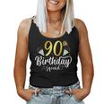90Th Birthday Squad 90 Year Old Confetti Birthday Men Women Tank Top