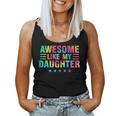 Awesome Like My Daughter Fathers Day Dad From Daughter For Dad Women Tank Top