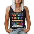 Back To School Teacher We Are Like A Box Of Crayons Women Tank Top