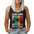 Back To School Funny Game Over Teacher Student Video Game Women Tank Top Weekend Graphic