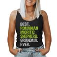 Best Romanian Mioritic Shepherd Grandma Ever Dog Lover Women Tank Top